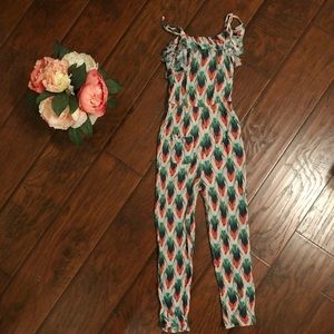 Zara tropical multi color romper